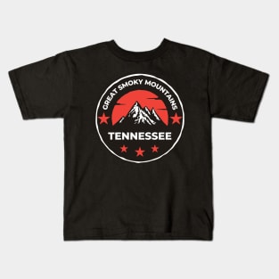 Great Smoky Mountains Tennessee - Travel Kids T-Shirt